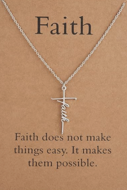 LUXIIVA® FAITH CROSS NECKLACE(Ready to Ship)