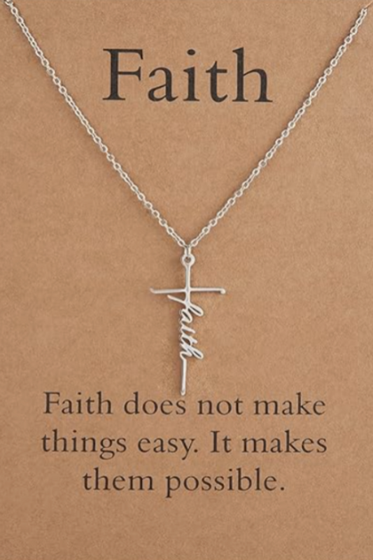 LUXIIVA® FAITH CROSS NECKLACE(Ready to Ship)