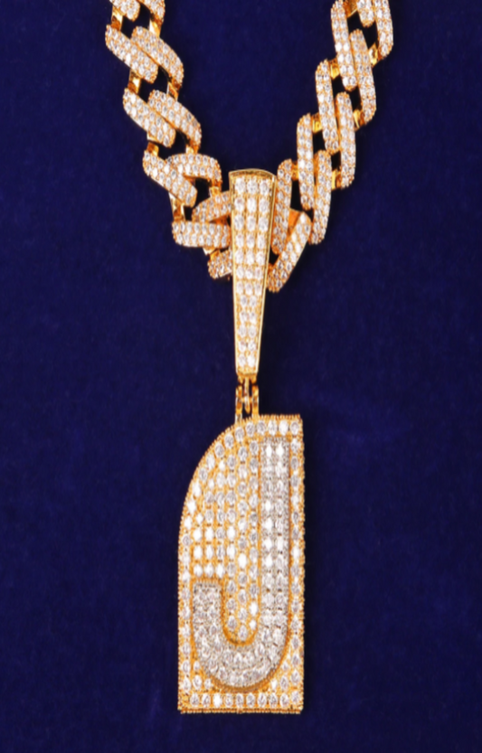LUXIIVA® INITIAL SINGLE LETTER PENDANT(Ready to Ship)