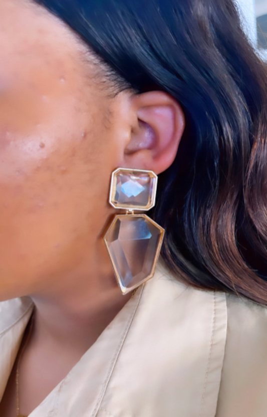 LUXIIVA® CRYSTAL DROP EARRING(Ready to Ship)