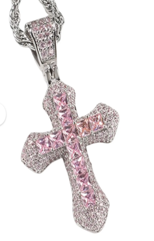 LUXIIVA® SACRED SPARKLE PINK PENDANT (Ready to Ship)