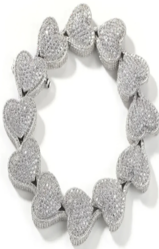 LUXIIVA® BUBBLE HEART BRACELET (Ready to Ship)