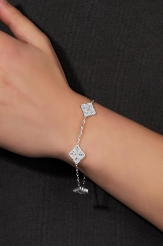 LUXIIVA®  FLOWER  LINK BRACELETS(Ready to Ship)