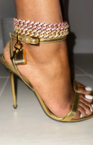 CHUNKY CUBAN LINK ANKLET(Ready to Ship)