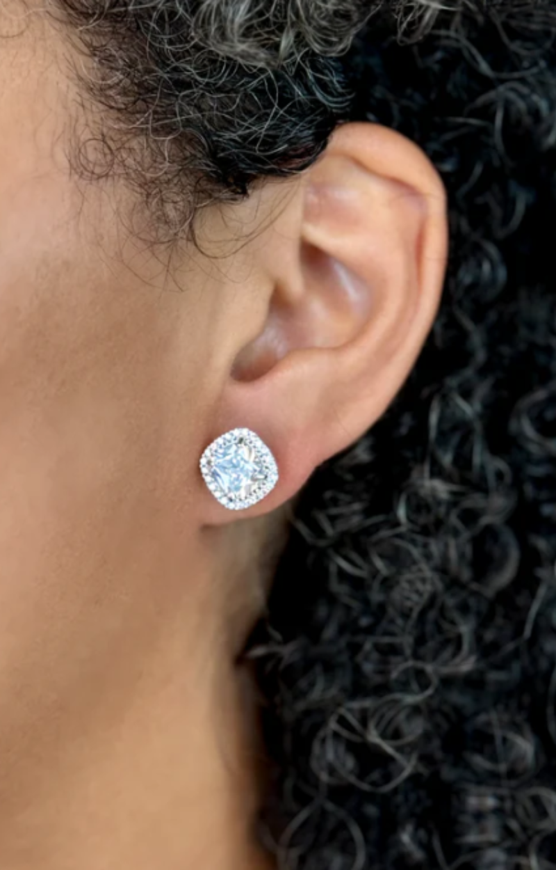 CLASSIC SQUARE CUT STUDS(Ready to Ship)