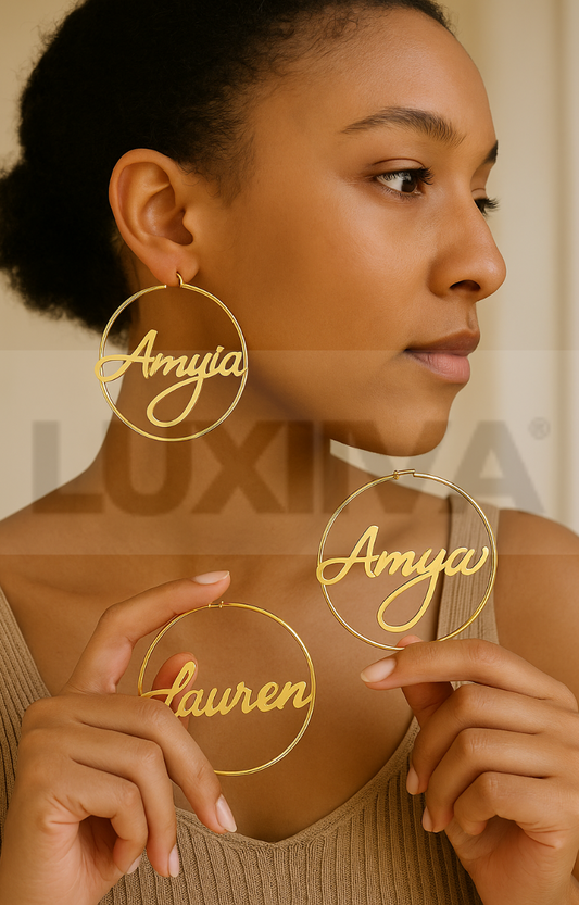 LUXIIVA® GENESIS HOOPS EARRINGS