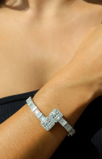 JUDY SQUARE CZ BRACELET(Ready to Ship)