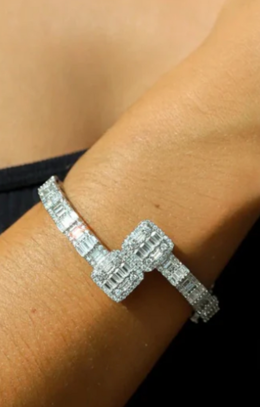 JUDY SQUARE CZ BRACELET(Ready to Ship)