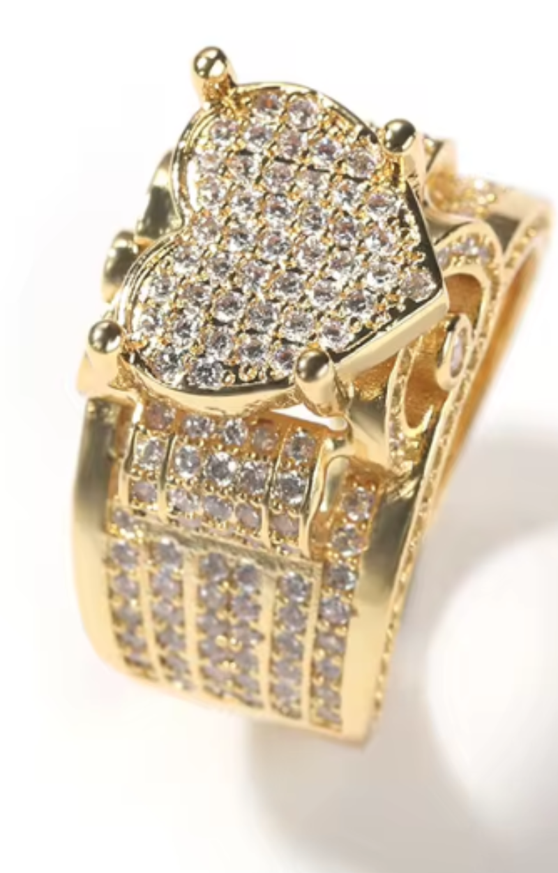 YASMINE HEART RING(Ready to Ship)