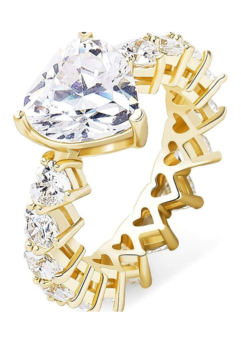 JENNIFER HEART CZ RINGS(Ready to Ship)