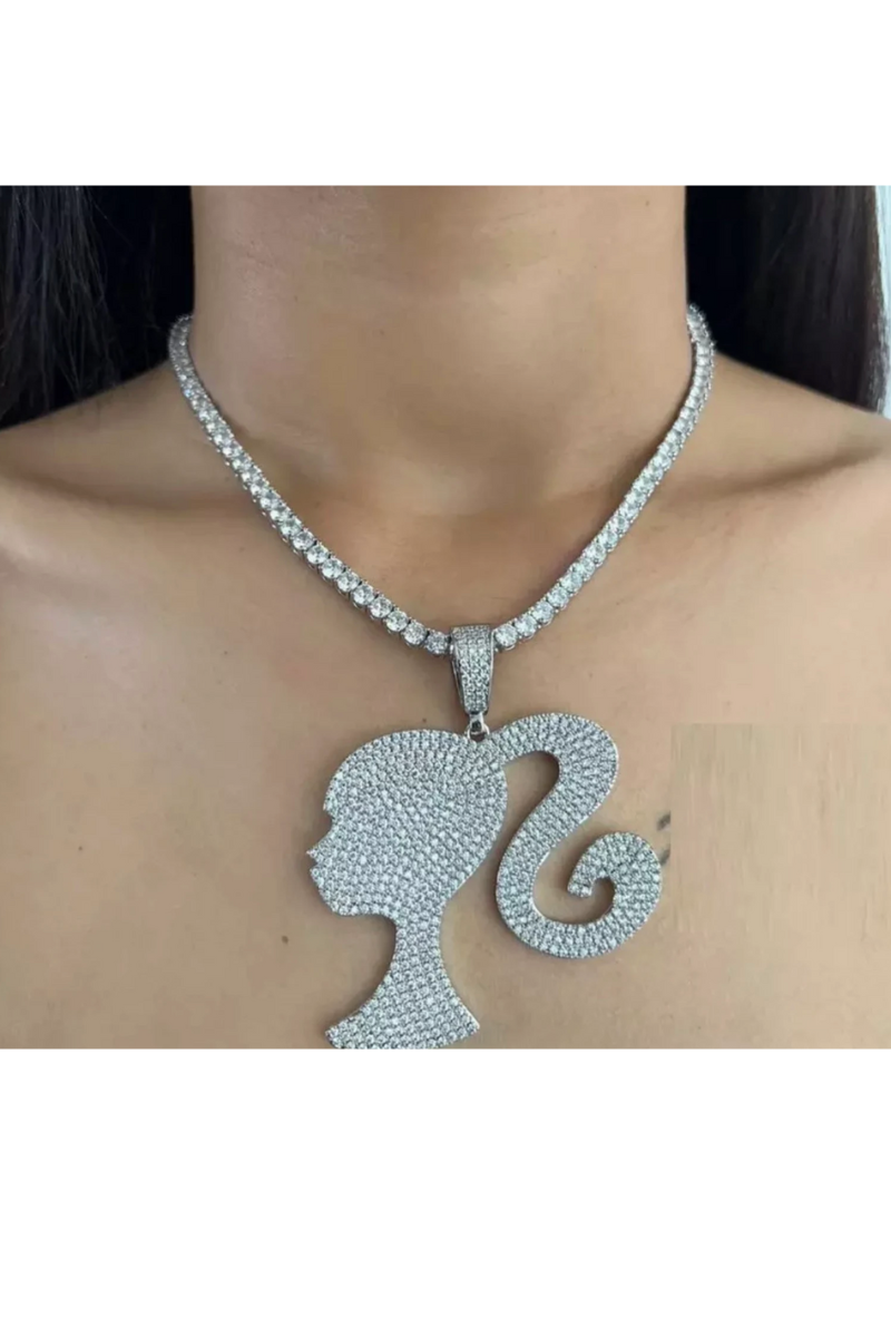 LUXIIVA® BARBIE GIRL INSPIRED NECKLACE (Ready to Ship)