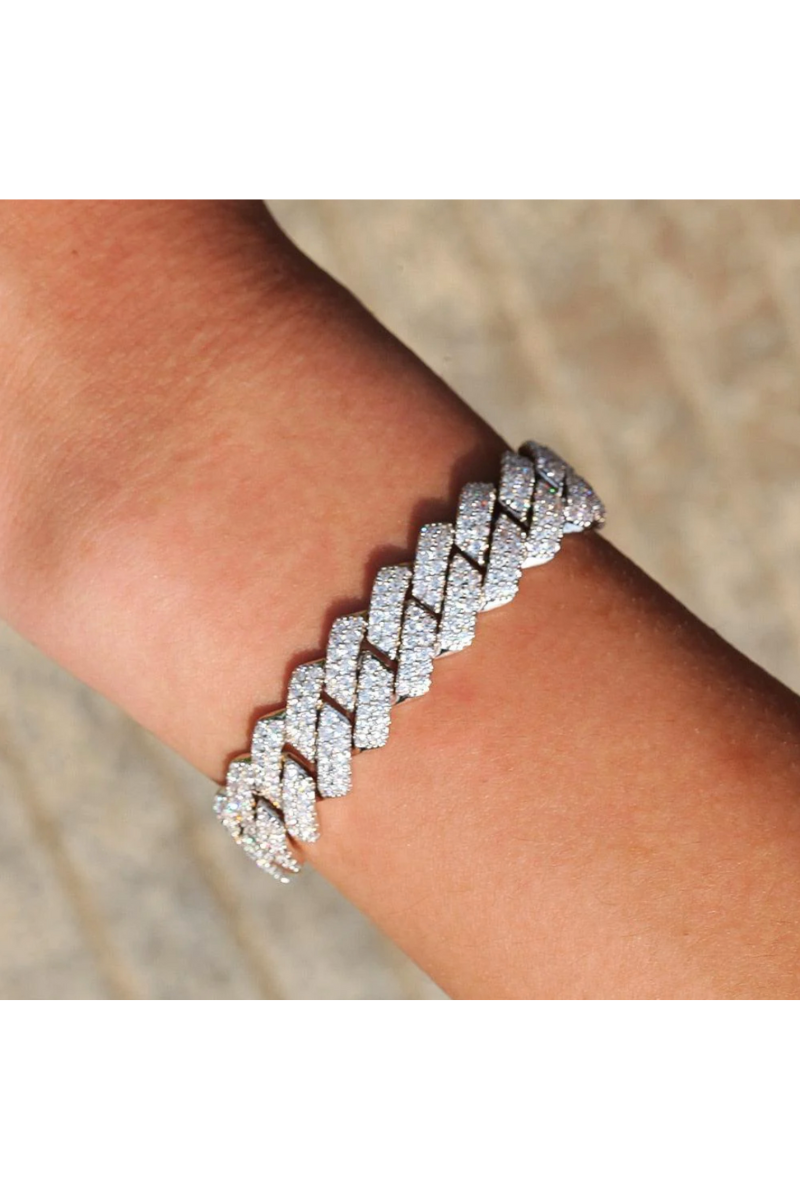 13MM CUBAN BRACELET(Ready to Ship)