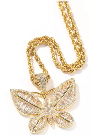 MAJORIE BUTTERFLY NECKLACE(Ships Same Day)