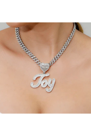 LOLA  ICEY HEART NECKLACE