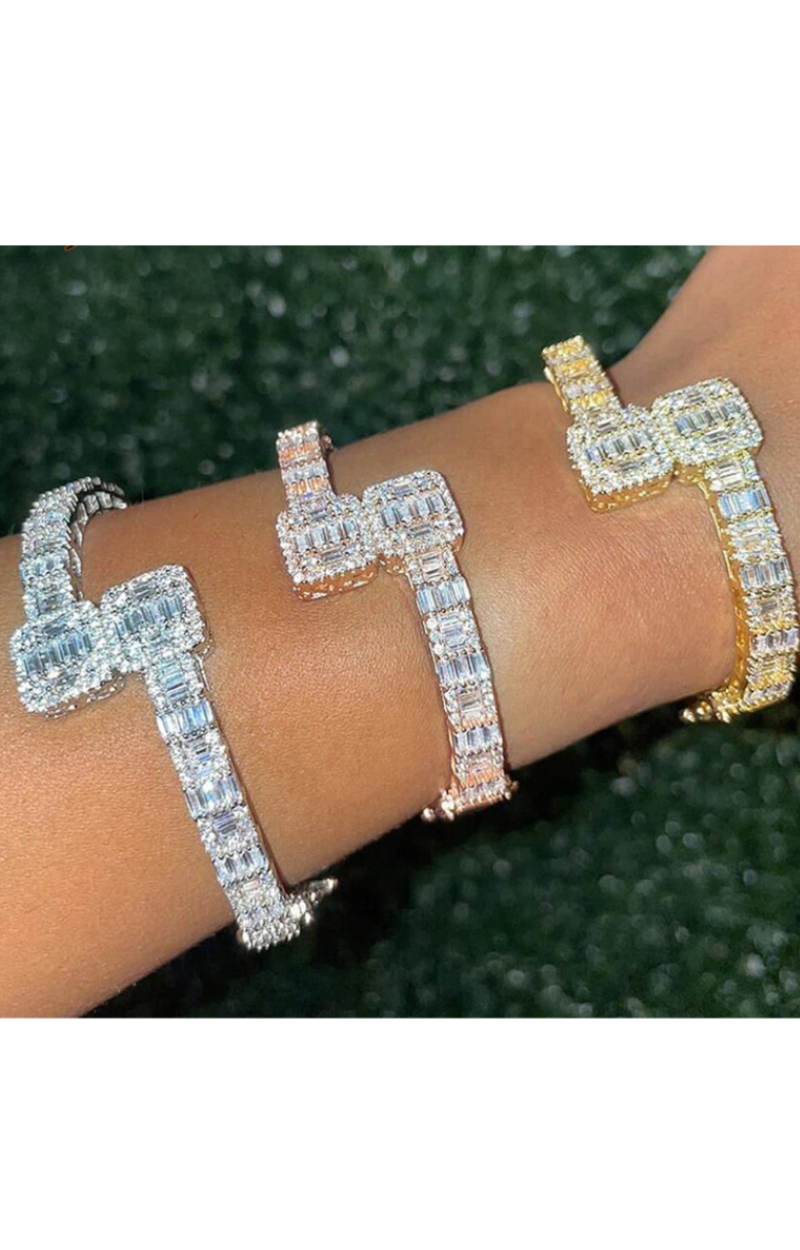 JUDY SQUARE CZ BRACELET(Ready to Ship)