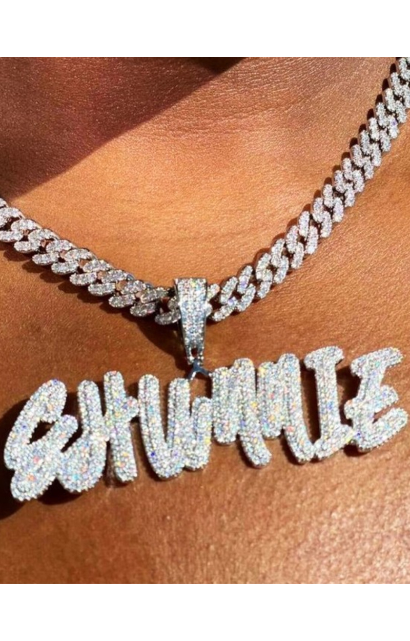 DELUX CURSIVE CUSTOM NAME NECKLACE