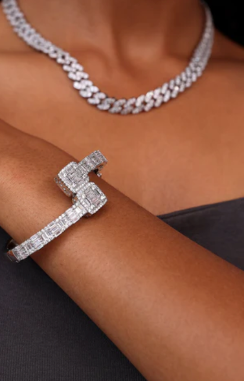 JUDY SQUARE CZ BRACELET(Ready to Ship)