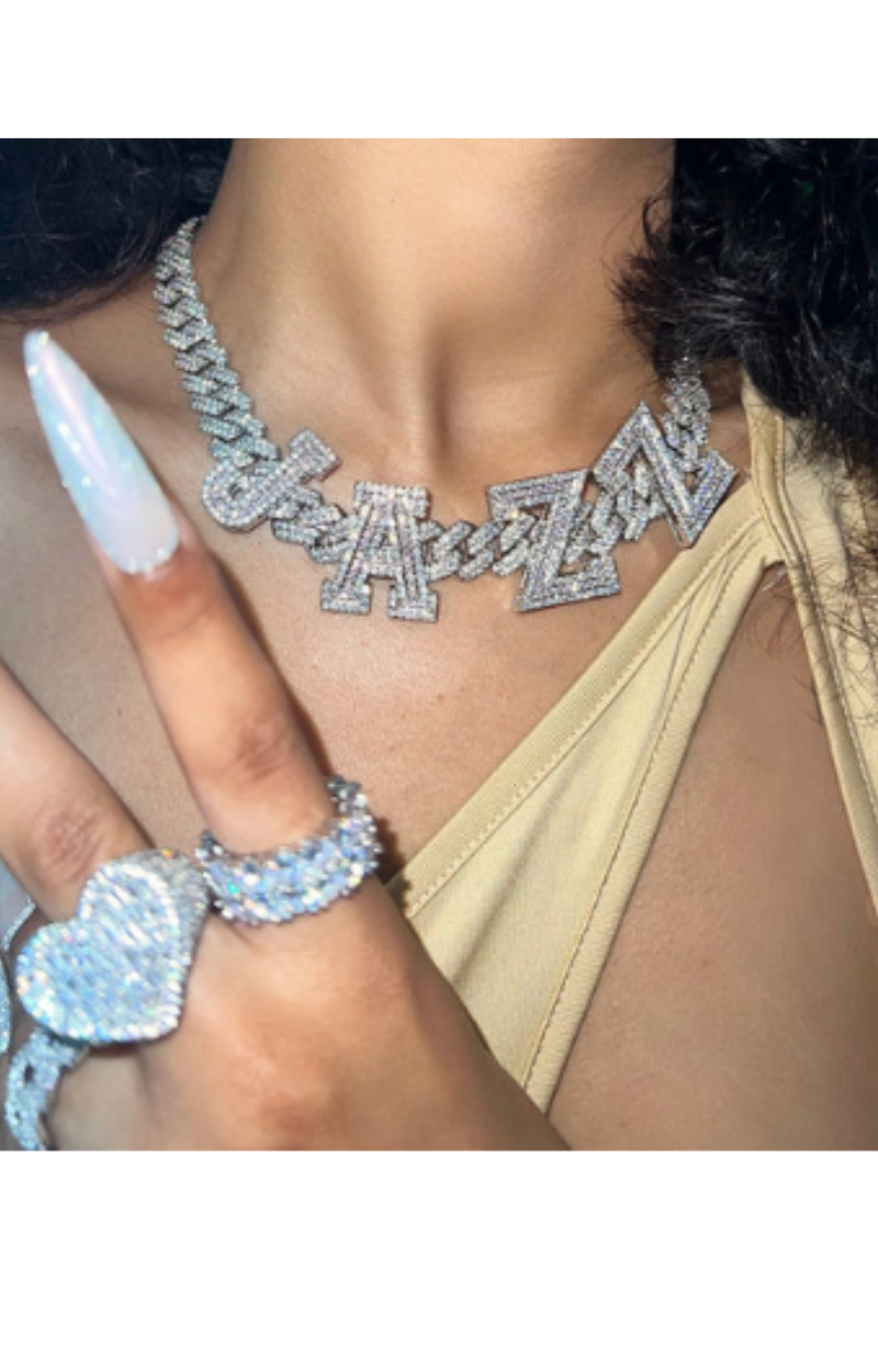 LUXIIVA® SHERRY BOLD NAME  NECKLACE