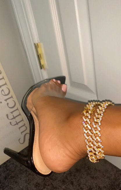 9MM CHUNKY CUBAN LINK ANKLET(Ready to Ship)