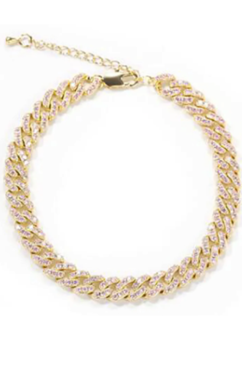 9MM CHUNKY CUBAN LINK ANKLET(Ready to Ship)