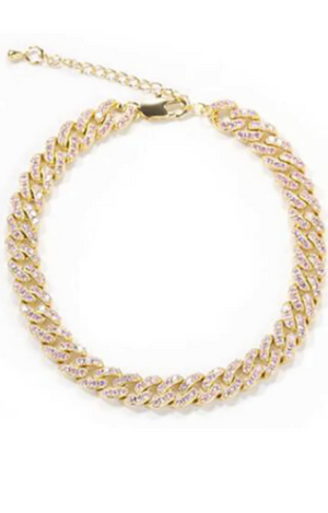 CHUNKY CUBAN LINK ANKLET(Ships Same Day)