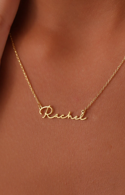 BRITTANY CURSIVE NAME NECKLACE