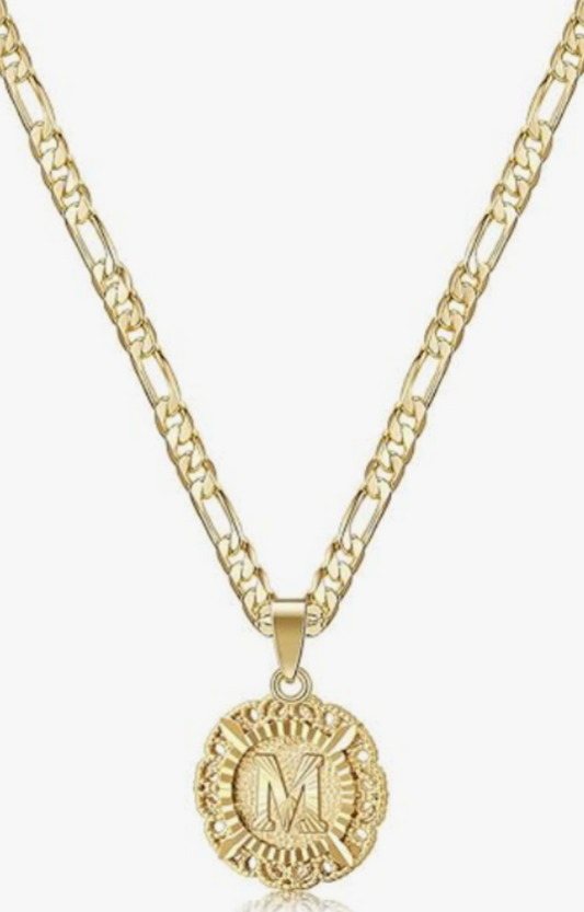 LUXIIVA® SARAI INITIAL  NECKLACE(Ready to Ship)