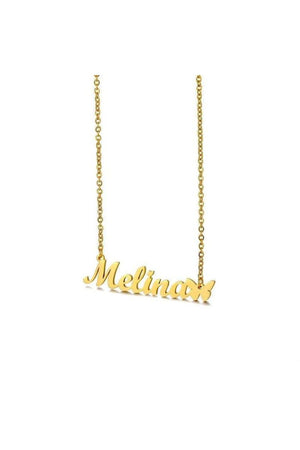 LOUISE BUTTERFLY  NAME NECKLACE