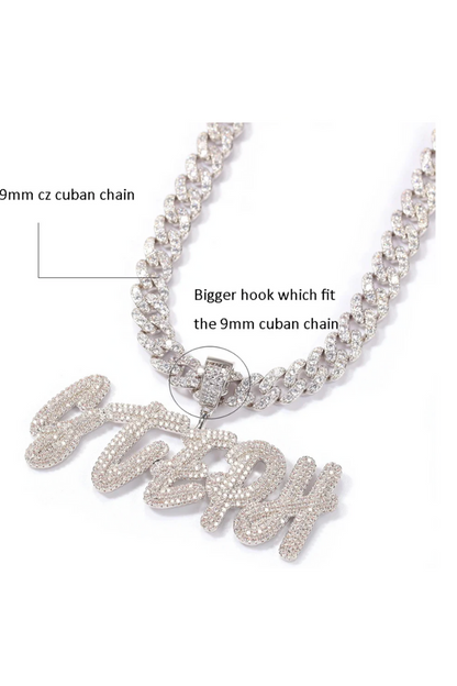 DELUX CURSIVE CUSTOM NAME NECKLACE