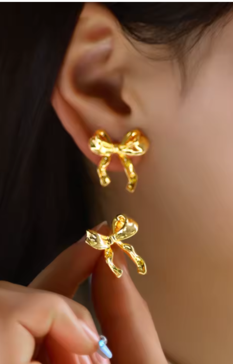 LUXIIVA®  BOW  EARRINGS(Ready to Ship)