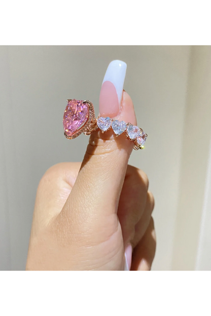 JENNIFER HEART CZ RINGS(Ready to Ship)