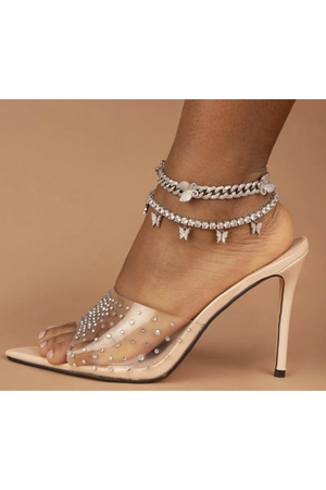 KATHY CUBAN BUTTERFLY ANKLET