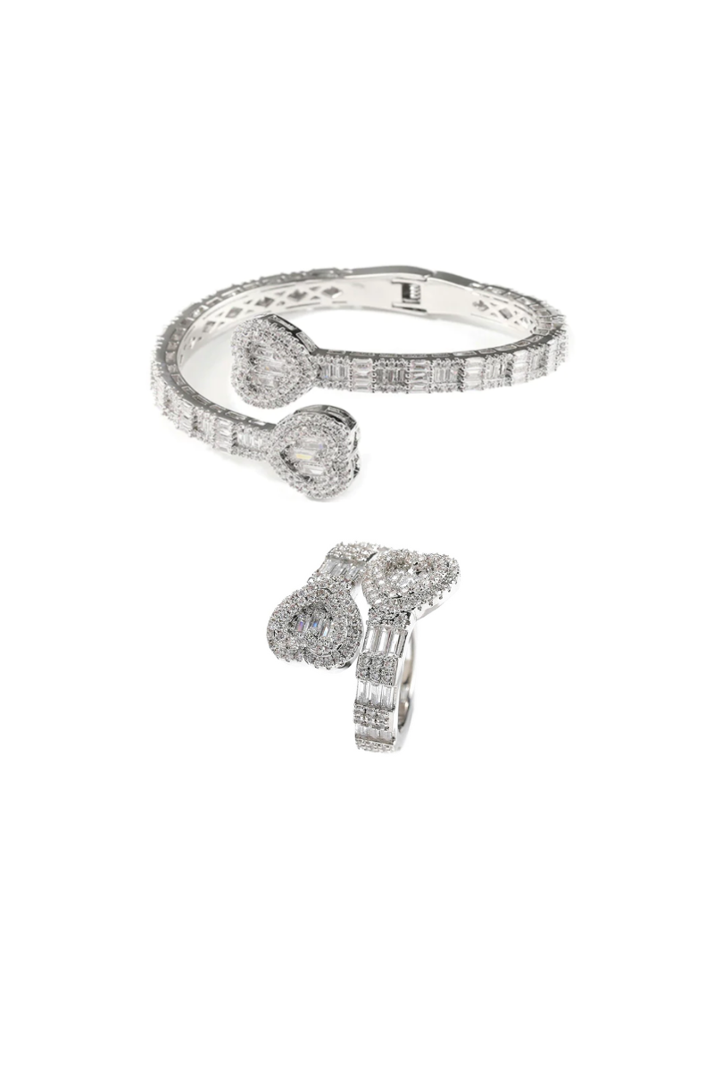 RUBIE CZ BRACELET  & RING SET (Ready to Ship)