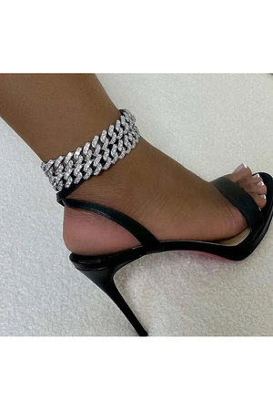 LIZZY CUBAN ANKLETS(Ships Same Day)