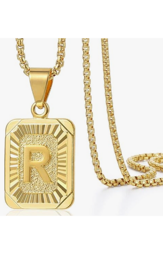 LUXIIVA® SANAI INITIAL  NECKLACE(Ready to Ship)