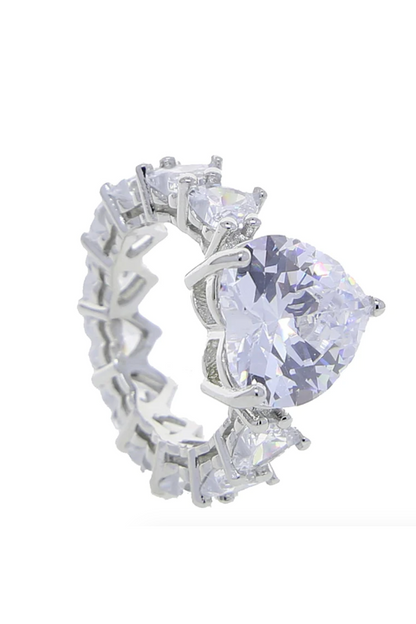 JENNIFER HEART CZ RINGS(Ready to Ship)