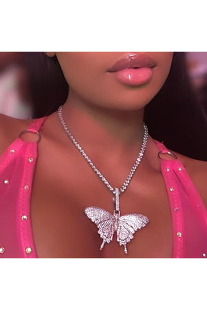 BUTTERFLY NECKLACE(Ships Same Day)