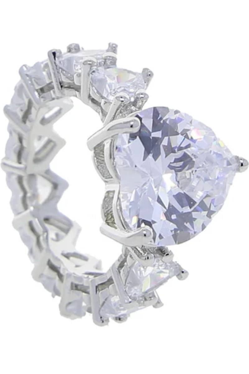 JENNIFER HEART CZ RINGS(Ready to Ship)