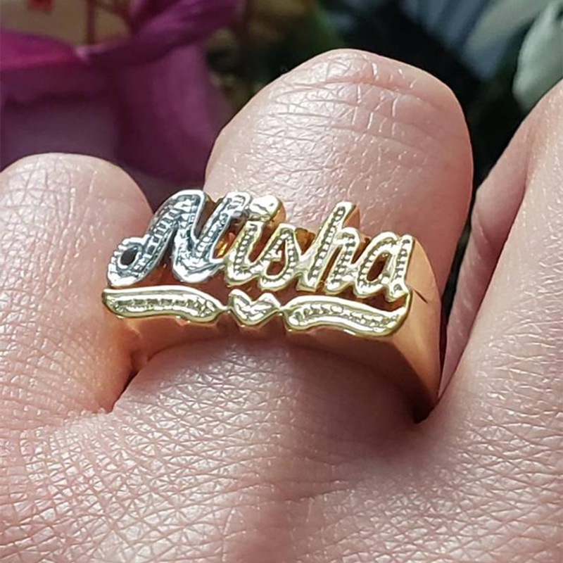 MARY CUSTOM NAME RING