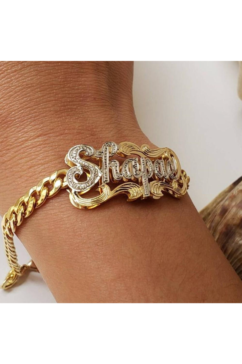 3D NAMEPLATE CUSTOM BRACELET