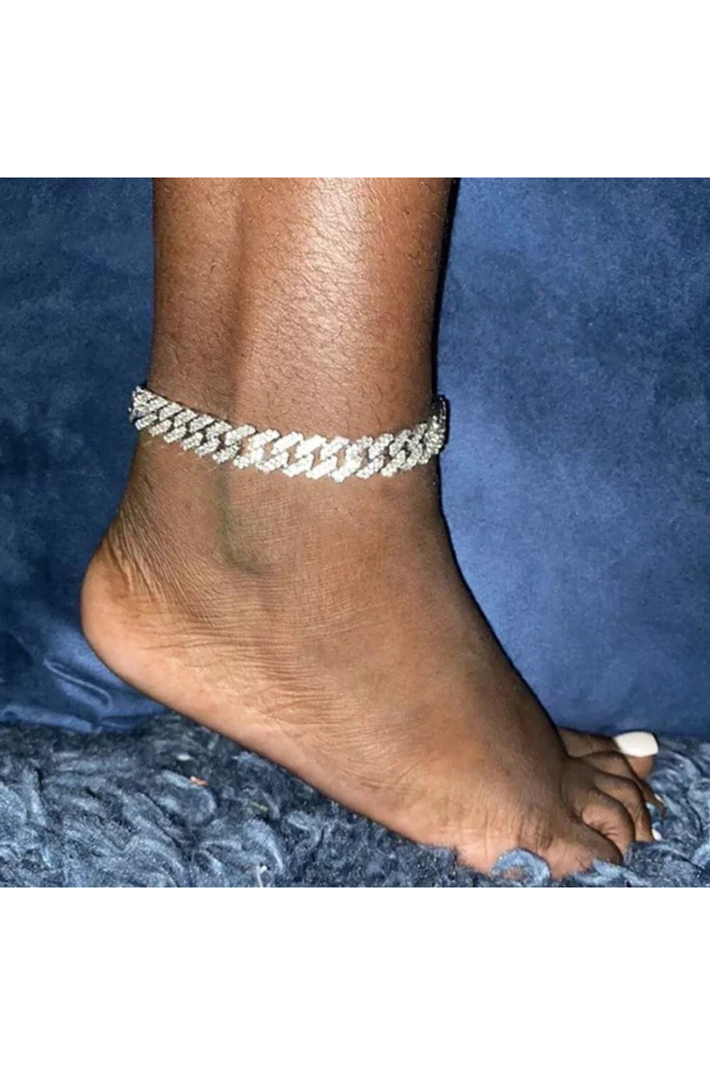 9MM CHUNKY CUBAN LINK ANKLET(Ready to Ship)