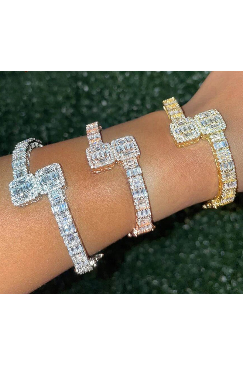 JUDY SQUARE CZ BRACELET(Ready to Ship)