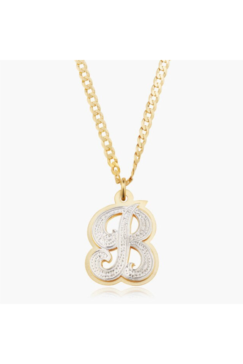LUXIIVA® DOUBLE PLATED INITIAL NECKLACE(Ready to Ship)