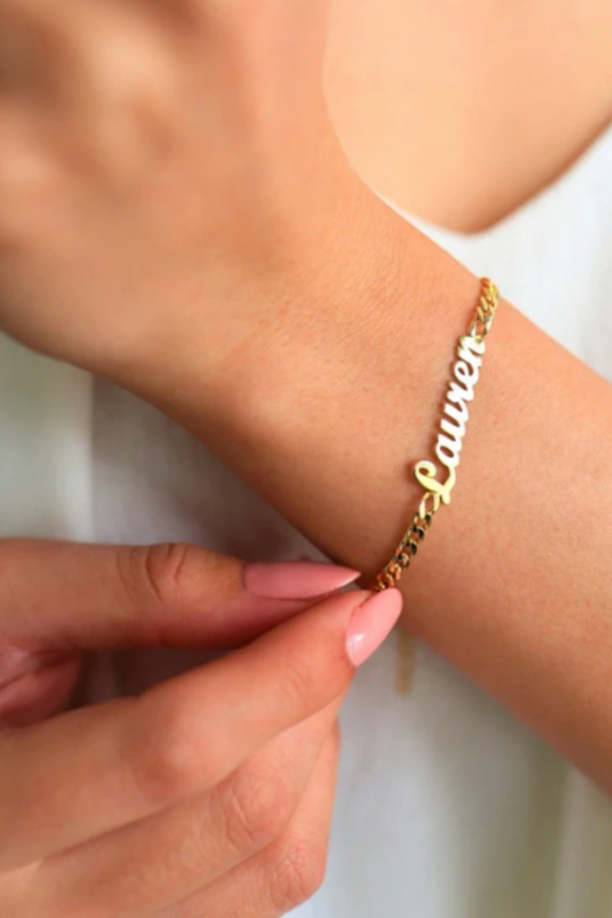 LAUREN CUSTOM NAME BRACELET - Luxiiva