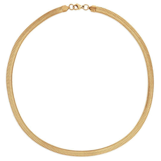 LUXIIVA® HERRINGBONE NECKLACE(Ready to Ship)